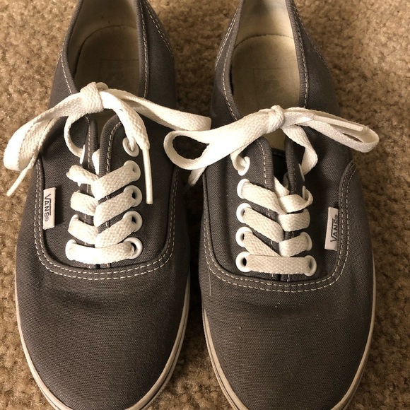 Size 6 women’s grey vans - Picture 2 of 5